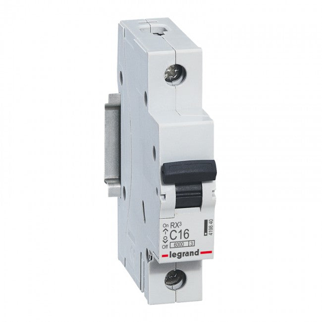 Legrand Breaker - MCB RX³ - C Curve 1P - 6000A - Choose from 6A to 63A