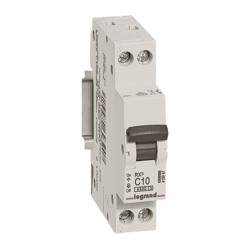 Legrand Breaker - MCB RX³ - C Curve (1P + N) - Choose from 6A to 32A
