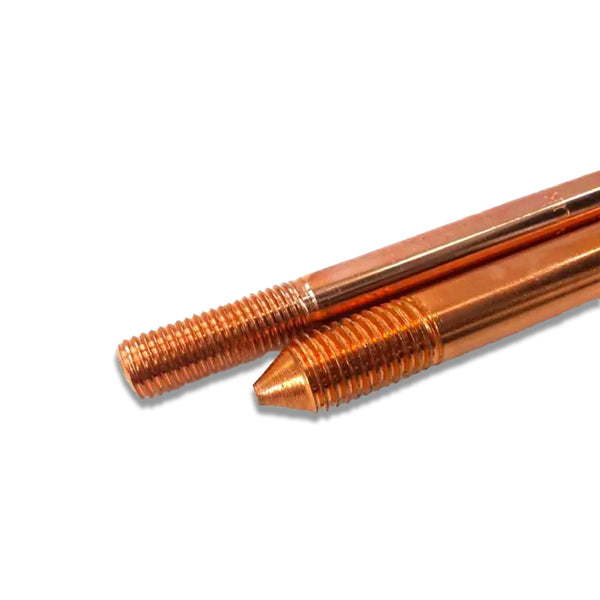 Pure Solid Copper Ground Rod - Choose from 1200 to 1600mm