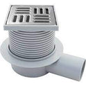 Sukar Line-15 Adjustable Drain Set 10x10cm Ø50mm - Plastic Frame (Side Outlet - Line Grate)
