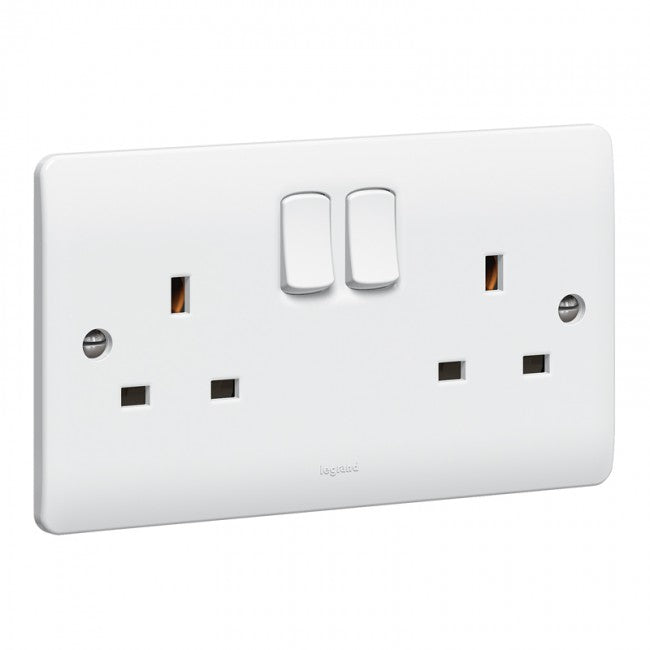 Legrand Synergy Sockets 13A - Choose from Single or Double