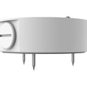 UNIVIEW Fixed Dome Junction Box (Ø117.8 × 36mm)