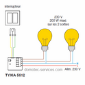 Delta Dore Wireless 2-channel On/Off Lighting Receiver
