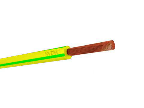 Vatan Kablo Single Core 16mm (per metre) - Green / Yellow