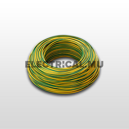 RR Kabel Single Core 4mm (100m Roll) - Green / Yellow