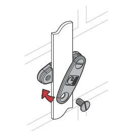 ABB Furse Swing Lid DC Tape Clip (for bare copper tape)