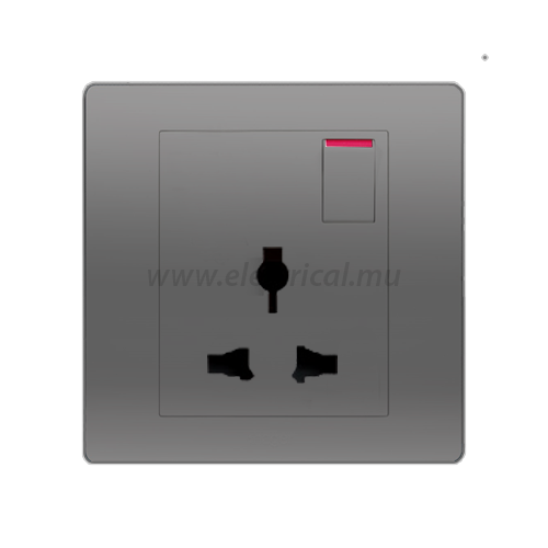 Hager Muse Multistandard Socket 16A (Single)