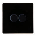 Hartland CFX Colours Resistive Leading Edge Push On/Off Rotary 2 Way Switching Dimmers