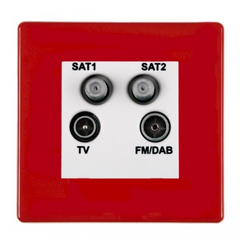 Hartland CFX Colours Digital Television Sockets (DAB Compatible)