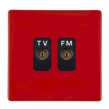 Hartland CFX Colours Television Coaxial Sockets