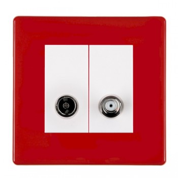 Hartland CFX Colours Television Coaxial Sockets