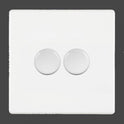 Hartland CFX Colours Resistive Leading Edge Push On/Off Rotary 2 Way Switching Dimmers