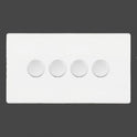 Hartland CFX Colours Resistive Leading Edge Push On/Off Rotary 2 Way Switching Dimmers