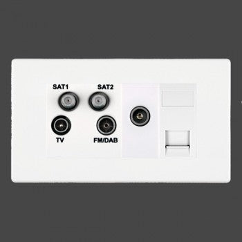 Hartland CFX Colours Digital Television Sockets (DAB Compatible)