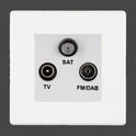 Hartland CFX Colours Digital Television Sockets (DAB Compatible)