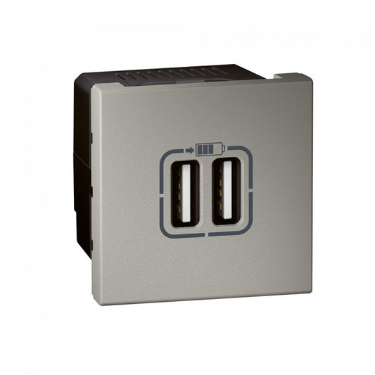 Legrand Arteor Double USB Sockets 5V 3A (2Mod)