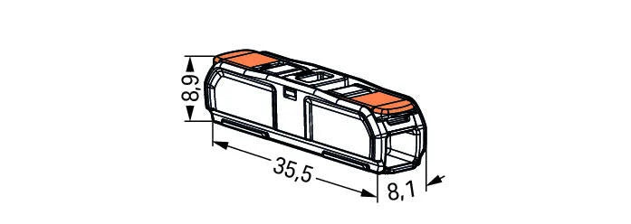 Wago Connector - Inline 4mm